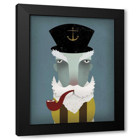 Fisherman I Black Modern Wood Framed Art Print by Fowler, Ryan