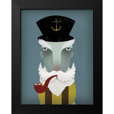 Fisherman I Black Modern Wood Framed Art Print by Fowler, Ryan