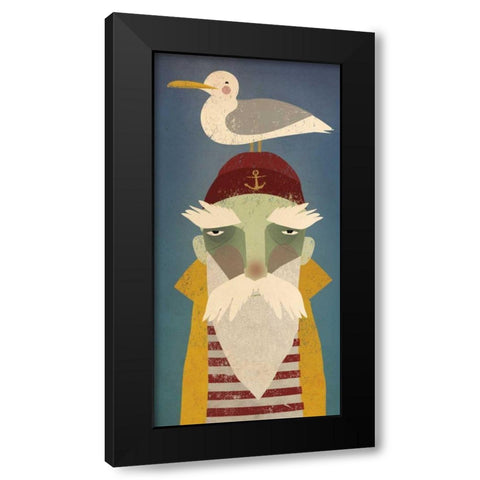 Fisherman VIII Black Modern Wood Framed Art Print by Fowler, Ryan