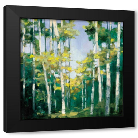 Cripple Creek Black Modern Wood Framed Art Print by Purinton, Julia