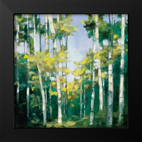 Cripple Creek Black Modern Wood Framed Art Print by Purinton, Julia