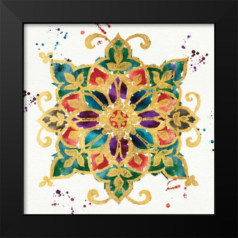 Little Jewels I Black Modern Wood Framed Art Print by Aiken, Jess