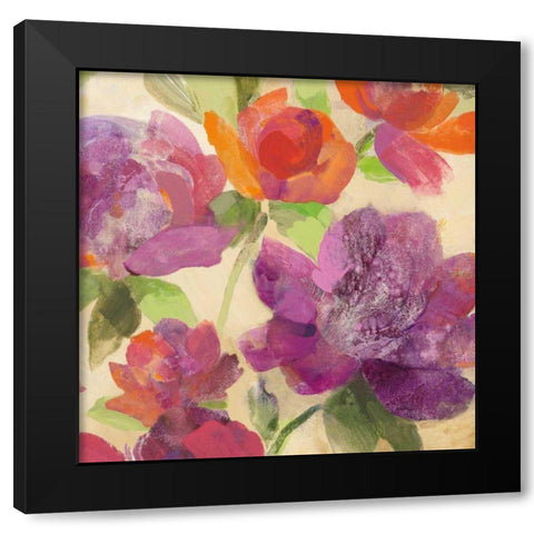Garden Delight IV Black Modern Wood Framed Art Print by Hristova, Albena