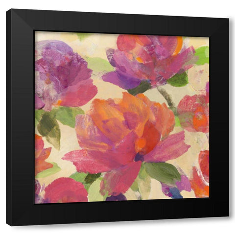 Garden Delight V Black Modern Wood Framed Art Print with Double Matting by Hristova, Albena