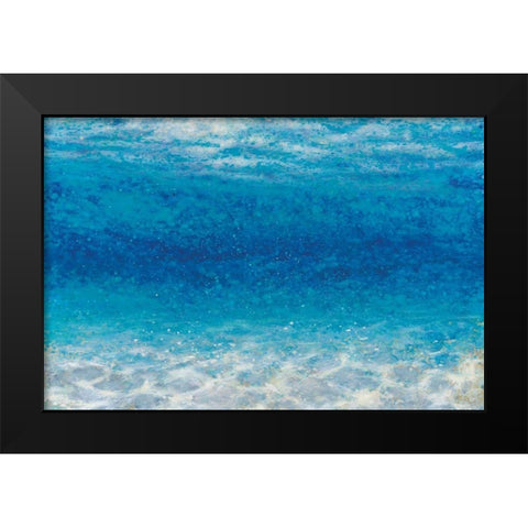 Underwater I Black Modern Wood Framed Art Print by Wiens, James