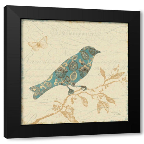 Natures Pattern I Black Modern Wood Framed Art Print with Double Matting by Pela
