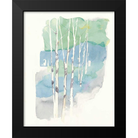 Aspens II Black Modern Wood Framed Art Print by Tillmon, Avery