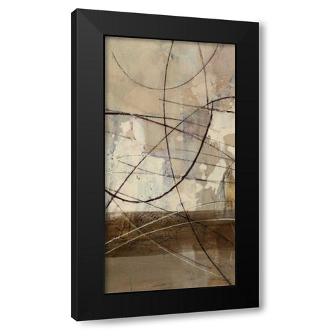 Across the Desert IV Black Modern Wood Framed Art Print with Double Matting by Hristova, Albena