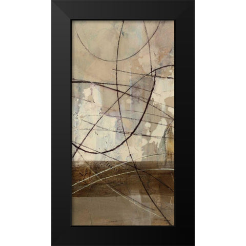 Across the Desert IV Black Modern Wood Framed Art Print by Hristova, Albena