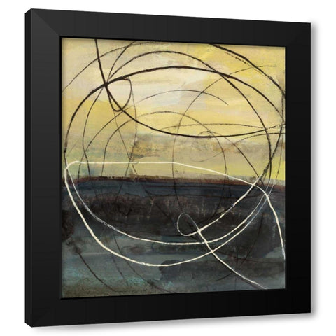 At Dawn Crop Black Modern Wood Framed Art Print with Double Matting by Hristova, Albena