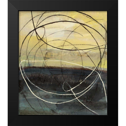 At Dawn Crop Black Modern Wood Framed Art Print by Hristova, Albena