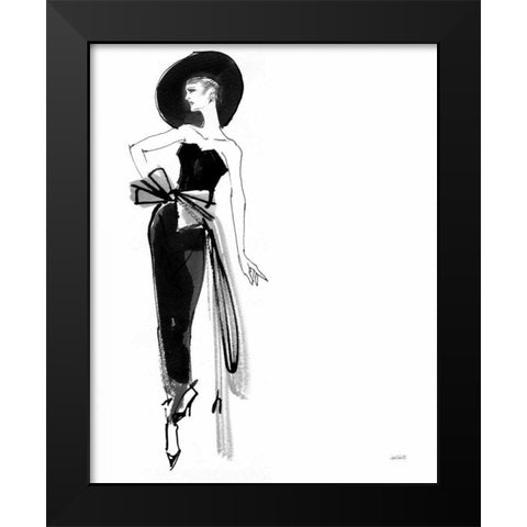 Fifties Fashion IV Black Modern Wood Framed Art Print by Tavoletti, Anne
