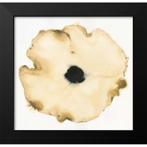 Suede Fleur I Black Modern Wood Framed Art Print by Novak, Shirley
