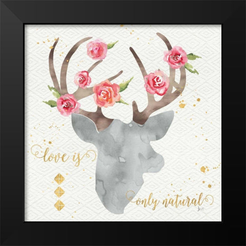 Wild Bohemian II Black Modern Wood Framed Art Print by Aiken, Jess