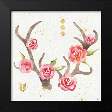 Wild Bohemian III Black Modern Wood Framed Art Print by Aiken, Jess