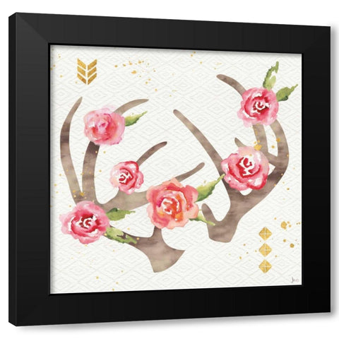 Wild Bohemian IV Black Modern Wood Framed Art Print with Double Matting by Aiken, Jess