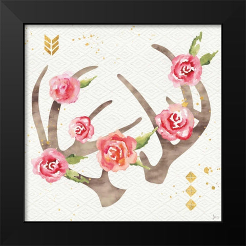 Wild Bohemian IV Black Modern Wood Framed Art Print by Aiken, Jess