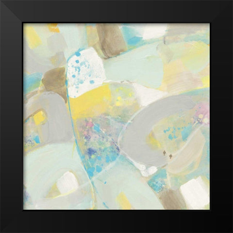 White Rock II Black Modern Wood Framed Art Print by Hristova, Albena