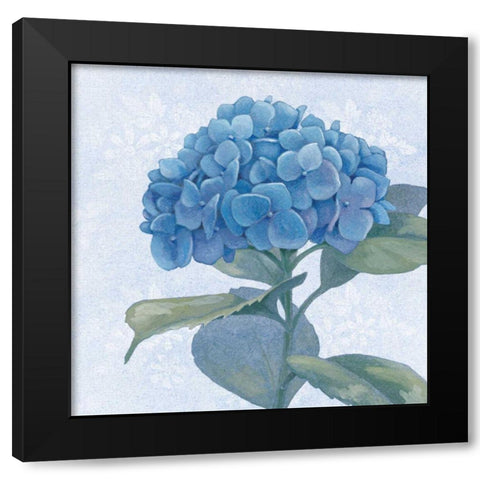 Blue Hydrangea IV Black Modern Wood Framed Art Print by Grove, Beth