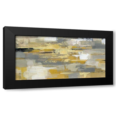 Urban Walkway Black Modern Wood Framed Art Print by Vassileva, Silvia