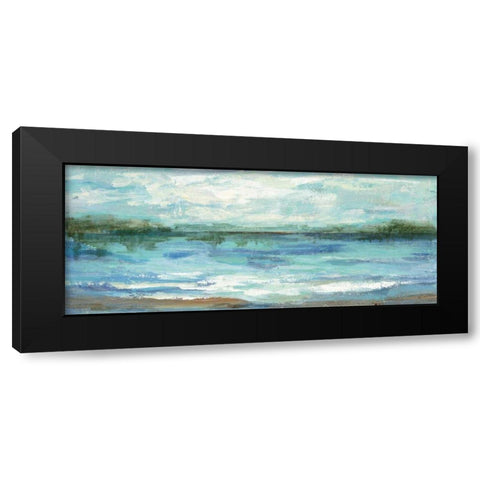 Mirrored Sky Black Modern Wood Framed Art Print by Vassileva, Silvia