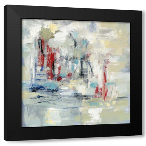 Nautical Mood Black Modern Wood Framed Art Print with Double Matting by Vassileva, Silvia