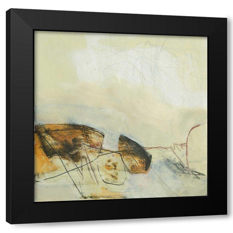 In the Clouds II Black Modern Wood Framed Art Print by Davies, Jane