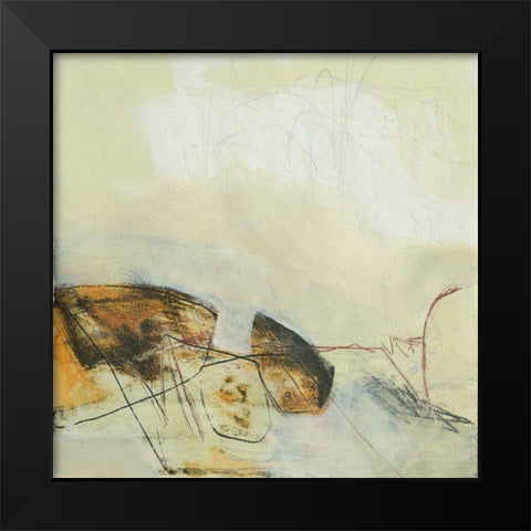 In the Clouds II Black Modern Wood Framed Art Print by Davies, Jane