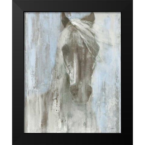 Shadow Light v2 Black Modern Wood Framed Art Print by Hristova, Albena