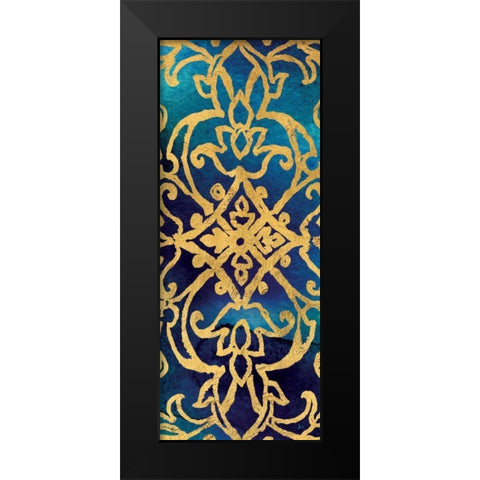 Little Jewels VII Black Modern Wood Framed Art Print by Aiken, Jess