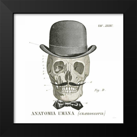 Dandy Bones IV Black Modern Wood Framed Art Print by Schlabach, Sue