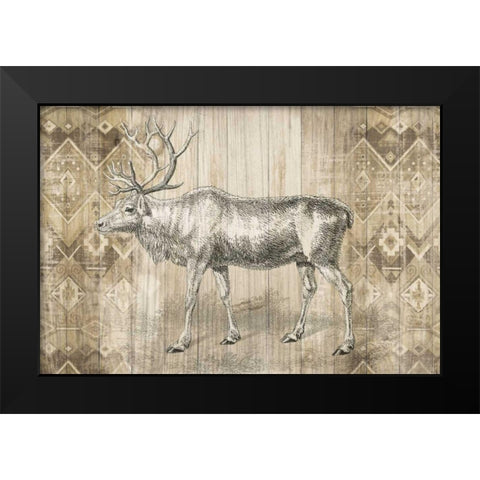 Natural History Lodge IX Black Modern Wood Framed Art Print by Wild Apple Portfolio