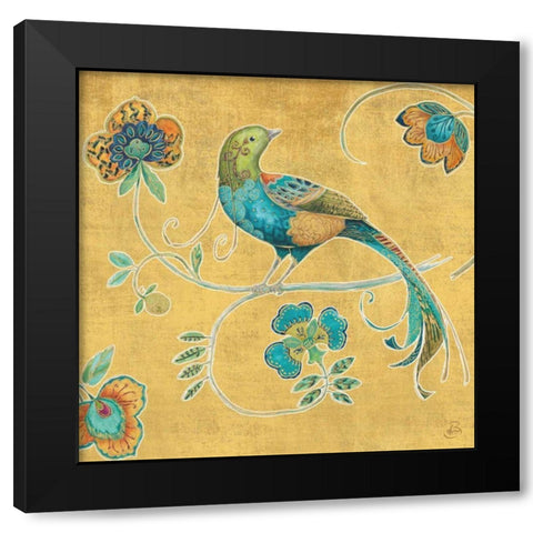 Bohemian Wings II Black Modern Wood Framed Art Print by Brissonnet, Daphne