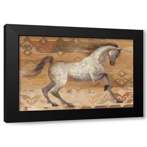 Grand Entrance Southwest Black Modern Wood Framed Art Print with Double Matting by Hristova, Albena