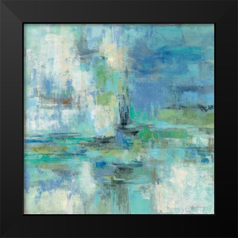 Morning Port  Black Modern Wood Framed Art Print by Vassileva, Silvia