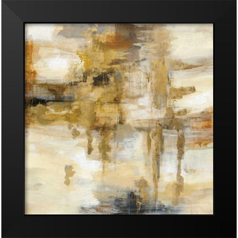 On the Bridge Black Modern Wood Framed Art Print by Vassileva, Silvia