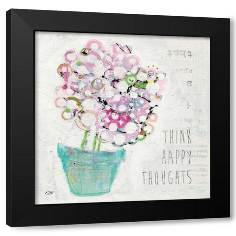 Hidden Inspiration Black Modern Wood Framed Art Print by Day, Kellie