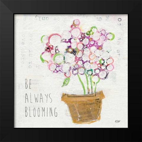 The Sweetness Inspiration  Black Modern Wood Framed Art Print by Day, Kellie