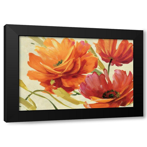 Flamboyant III Black Modern Wood Framed Art Print by Audit, Lisa