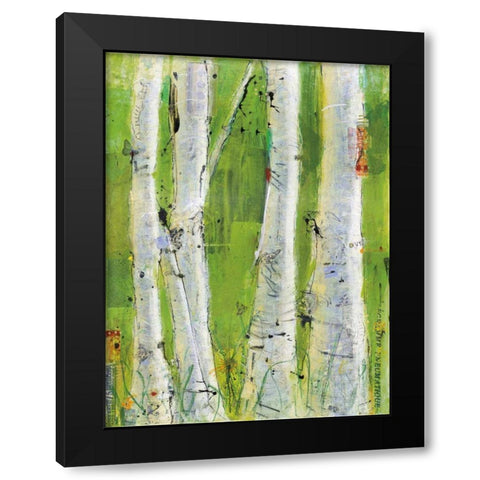 Love Crop Black Modern Wood Framed Art Print by Day, Kellie