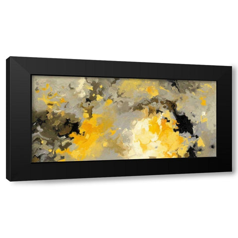 Star Cloud Black Modern Wood Framed Art Print by Novak, Shirley