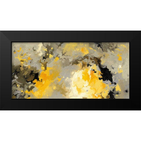 Star Cloud Black Modern Wood Framed Art Print by Novak, Shirley