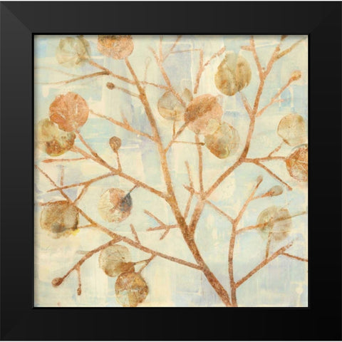Shimmering II Black Modern Wood Framed Art Print by Hristova, Albena