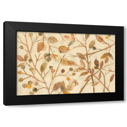 Shimmering I Neutral Black Modern Wood Framed Art Print by Hristova, Albena