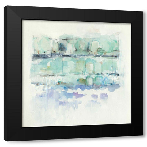 North Shore Crop Black Modern Wood Framed Art Print with Double Matting by Schick, Mike