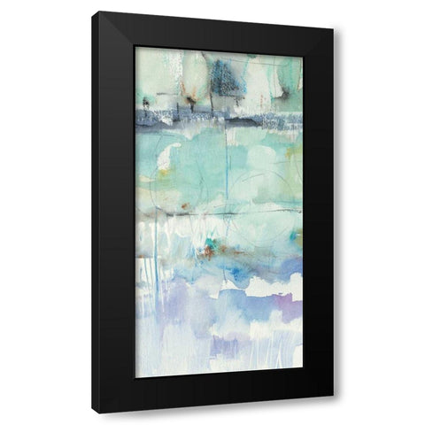 North Shore Panel II  Black Modern Wood Framed Art Print by Schick, Mike