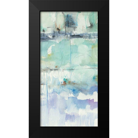 North Shore Panel II  Black Modern Wood Framed Art Print by Schick, Mike