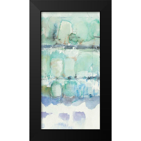 North Shore Panel III  Black Modern Wood Framed Art Print by Schick, Mike
