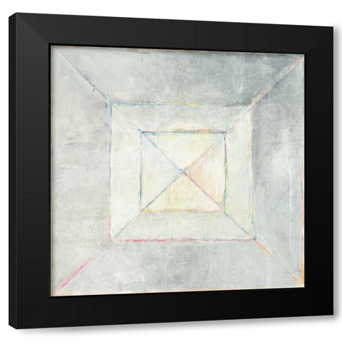 Intersection Crop Black Modern Wood Framed Art Print by Schick, Mike