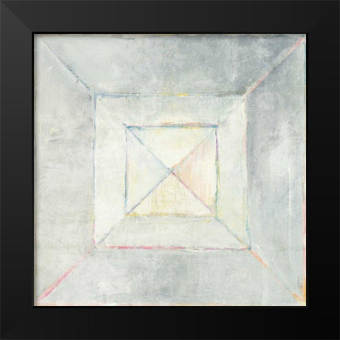 Intersection Crop Black Modern Wood Framed Art Print by Schick, Mike